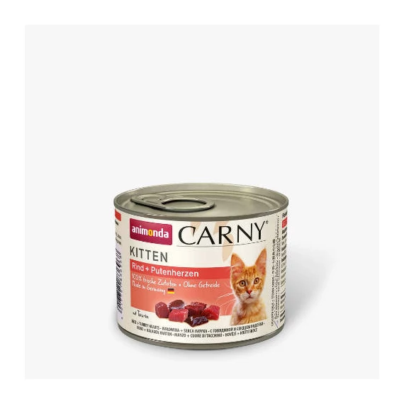 Animonda Carny Kitten Rind, Pute - konzerv (marha,pulyka) kölyök macskák részére (200g)