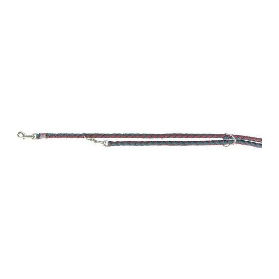 Trixie Cavo Leash - kiképzőpóráz fonott kötélből (sangria/benzin) S-M (2m/Ø12mm)