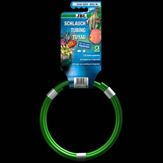 JBL Aquaschlauch - cső (zöld) akváriumba és tavakhoz 12/16 (2,5m)