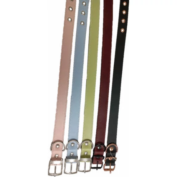 MI. 4219 Ringlis bélelt bőrnyakörv 25x600