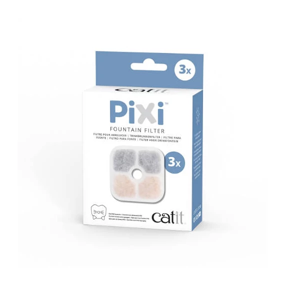 Catit Pixie Fountain Filter  - szűrő filter, ívókutakhoz (3db)