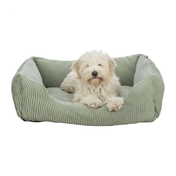 Trixie Bed Marley - szögletes fekhely (zsálya zöld) kutyák részére (60x50cm)