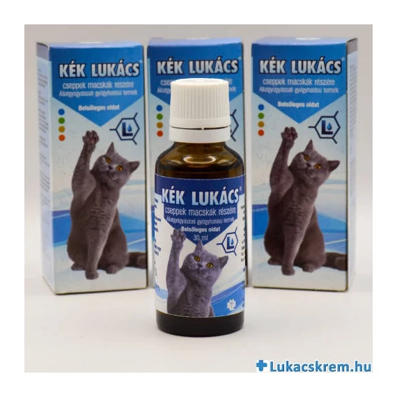 Kék Lukács csepp (30ml) macskák részére