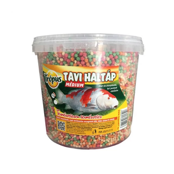 Trópus Tavi aranyhaltáp médium 5,5l/vödör