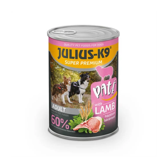 JULIUS-K9 DOG Lamb konzerv (bárány) 400g