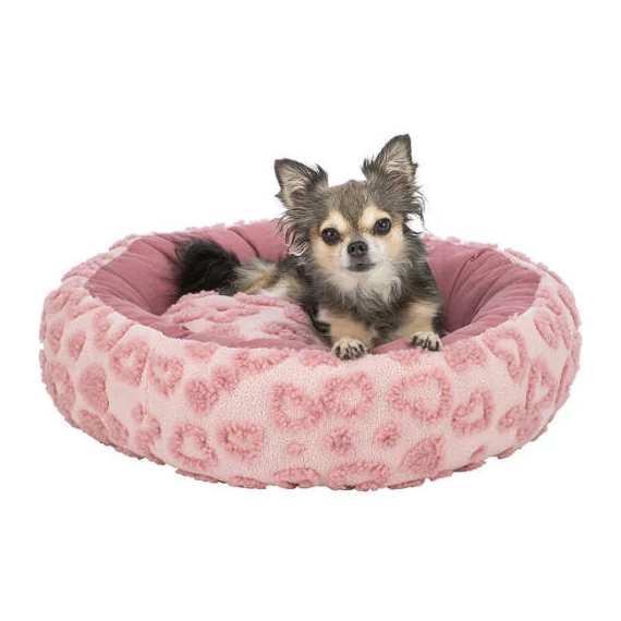Trixie Bed Valentin, plush - Valentin ágy kerek,50cm, pink