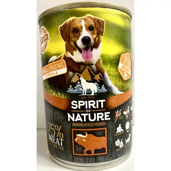 Spirit of Nature Hypoallergenic DOG (buffalo) 415g