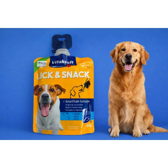 Vitakraft Liquid Snack Liver Sausage+Biotin - jutalomfalat (lazacos) macskák részére  (60g)