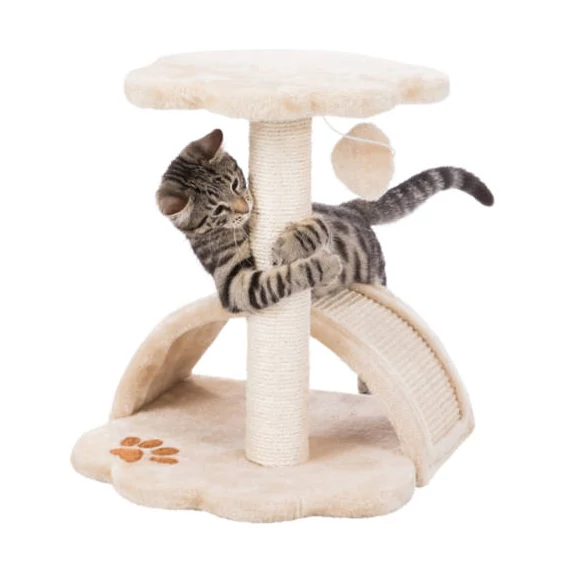 Trixie Junior Vitoria Scratching Post - macskabútor (bézs) 43cm