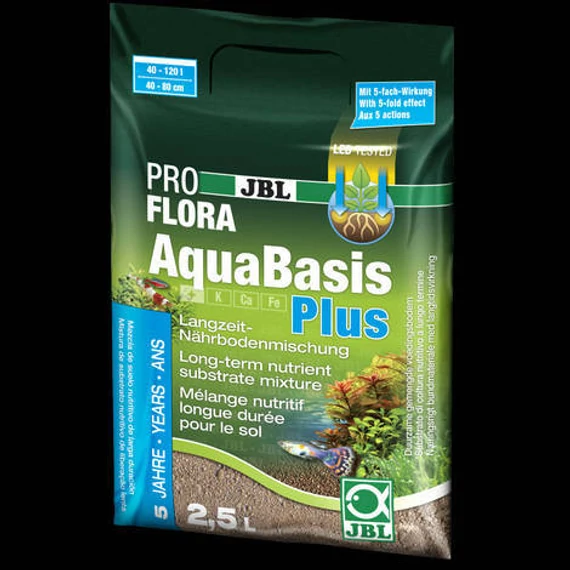 JBL AquaBasis plus - növénynemesítő tápközeg - édesvízi akváriumokhoz (2,5l)