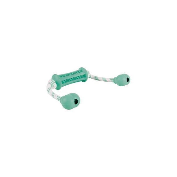 trixie 33771 DENTA FUN gumijáték mentás rúd kötéllel 9/37cm