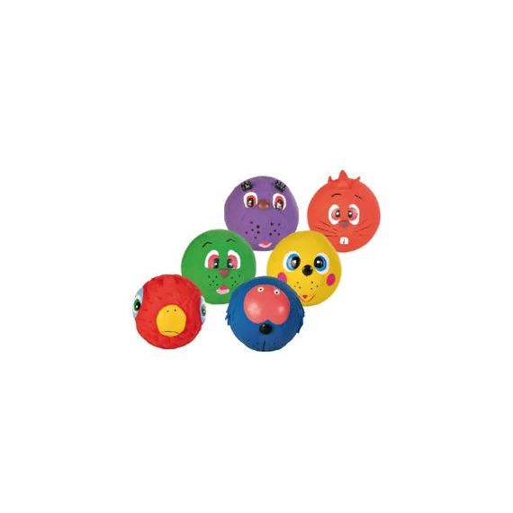 Trixie Faces Toy Balls - labda játék (több féle figura) kutyák részére (Ø6cm)