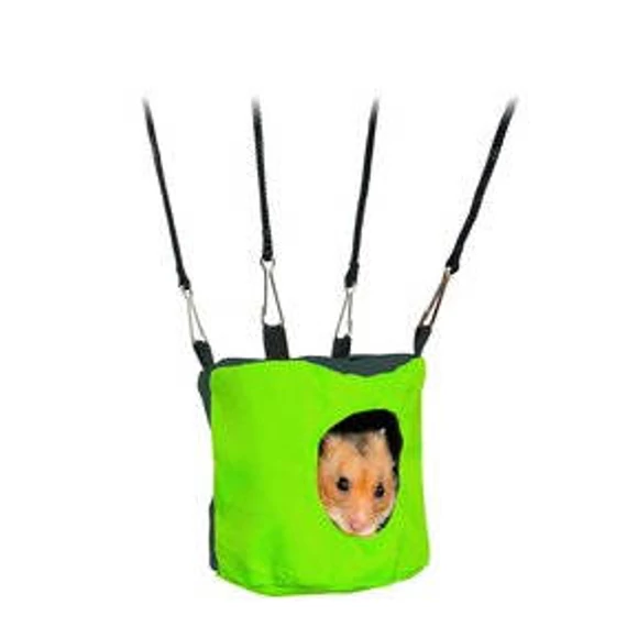 Trixie Rustling Cave - Ketrecbe való (zörgő) bújó hörcsögök és egerek részére (Ø10x9cm)