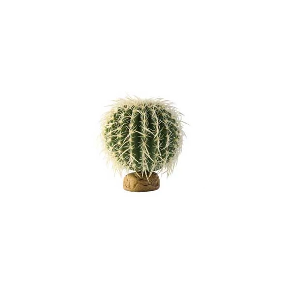 Exo-Terra Desert Plant Barrel Cactus Large - Terráriumi műnövény dekoráció (hordó kaktusz) cca.17cm
