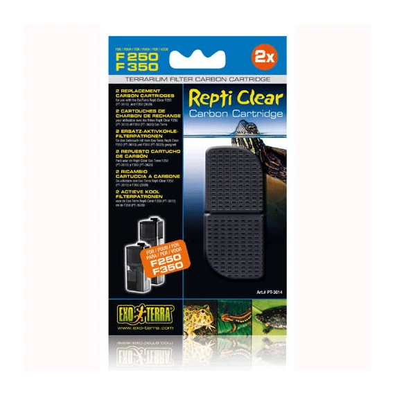 Exo-Terra Carbon Catridge for F250/ F350 - Aktívszén szűrőbetét PT3610 és 3620 szűrőkhöz