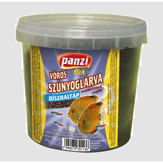 Panzi Vörös szúnyoglárva - táplálék díszhalak részére (vödrös) 75g
