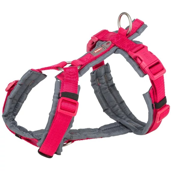 Trixie Trekking - túrahám - fukszi/grafitszürke (S) 36-44cm/15mm