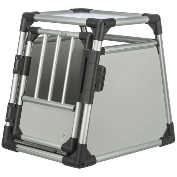 Trixie Transport Box - Aluminium szállítóbox (ezüst) 48×57×64cm M-L (max:30kg)