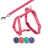 Kép 1/2 - Trixie Cat Harness XL with Leash - hám szett (több féle színben) macskák részére (34–57cm/13mm/1.20m)