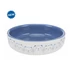Kép 1/2 - Trixie Ceramic Bowl - kerámia tál (fehér, kék) rövid orrú macskák részére (0,3l /Ø11cm)
