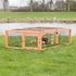 Kép 1/2 - Trixie Outdoor Run whit Cover - Kültéri kisállatkifutó fedéllel nyulak részére (174x48x109cm)
