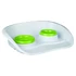 Kép 2/2 - Trixie Dinner Set - Műanyag tál szett (vegyes színekben) macskák részére (0,25l /Ø 9cm és 0,3l /Ø 11cm) - 2