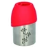 Kép 2/2 - Trixie Bottle with Bowl - itató palack (fém) utazáshoz (300ml) - 2