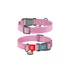 Kép 1/2 - WAUDOG nyakörv, QR kódos, műanyag csattal,újrahasznosított pamutból ( 20mm, 24-40cm) pink