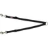 Kép 2/2 - Trixie Prémium ikervezető póráz, M-L: 40-70cm/10mm, fekete - 2