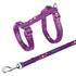 Kép 2/2 - Trixie Harness with Lead - hám és póráz szett (mintás) macskák részére (23–39 cm/10 mm, 1.20m - 2