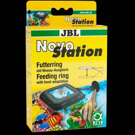 JBL NovoStation - lebegő etetőgyűrű akváriumokhoz vízszint kompenzációval (9x9cm)