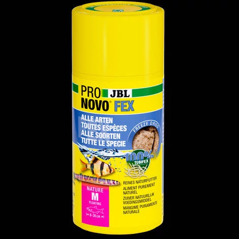 JBL ProNovoFex - kiegészítő eleség (Tubifex) díszhalak részére (8-20cm) 250ml/22g