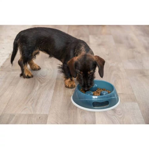 Trixie Slow Feeding Plastic Bowl - evéslassító tál (többféle színben) kutyák részére (1,5l/Ø27cm)