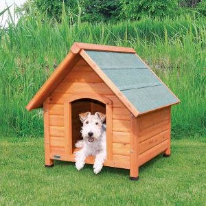 KT25. Trixie Cottage Dog Kennel - kutyaház (barna) sátortetős (M-L) 83x87x101cm