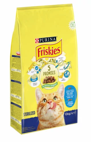 Friskies Adult - Steril (Halas) - Szárazeledel (10kg)
