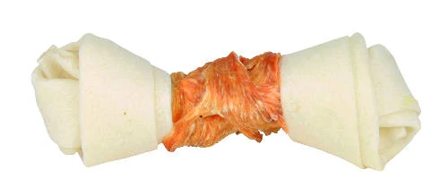 Trixie Denta Fun Knotted Chicken Chewing Bone - jutalomfalat (csomózott csont csirkével) 11cm (2db/70g)