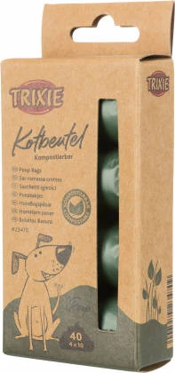 Trixie Poop Bag - kutyaürülék zacskó (kukoricakeményítő) 10db/rolni (4db)