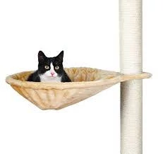 Trixie Hammock for Scratching Posts, large - függőágy (bézs) macskabútorokhoz (Ø45cm)