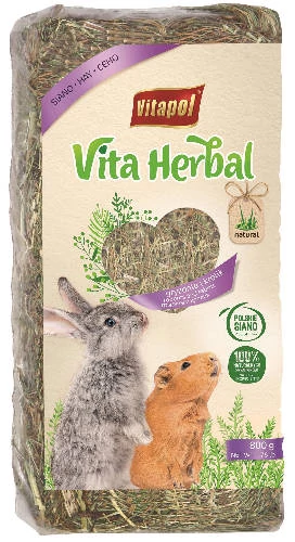 Vitapol Vita-Herbal - réti széna rágcsálóknak (800g) 6db/#