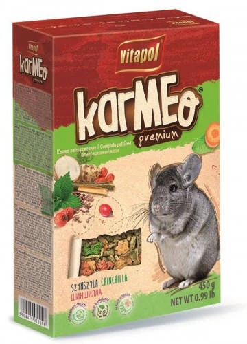 Vitapol Karmeo Complett - Teljesértékű eleség csincsilla részére (450g)