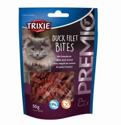 Trixie Premio Duck Filet Bites - jutalomfalat (kacsa) macskák részére (50g)