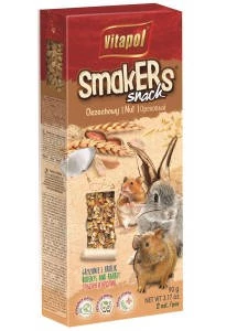 Vitapol Smakers rúd (mogyoró) - prémium duplarúd - rágcsálók és nyulak részére (90g)