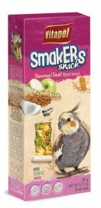 Vitapol Smakers rúd (gyümölcs) - prémium duplarúd - nimfa papagáj részére (90g)