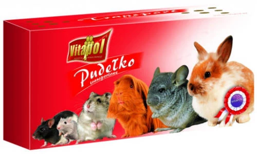 Vitapol (karton) - szállítódoboz -díszmadarak részére (26,7 x 13 x 13cm)