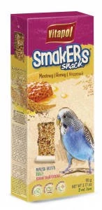 Vitapol Smakers rúd (méz) - prémium duplarúd - hullámos papagáj részére (90g)