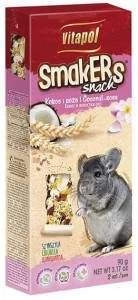Vitapol Smakers rúd (kókusz,rózsaszírom) - prémium duplarúd - csincsilla részére (90g)