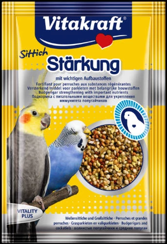 Vitakraft Vitality Plus (erőnlét javító) - kiegészítő eleség hullámos papagájok részére (30g)