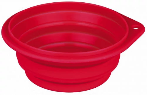 Trixie Travel Bowl - összecsukható, utazó tál (szilikon) kutyák részére (0,25l/Ø11cm)