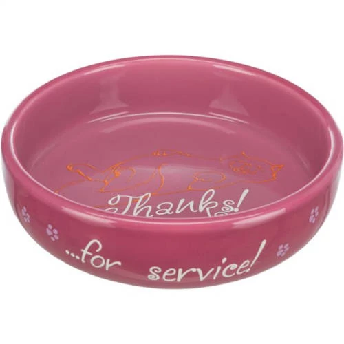Trixie Ceramic Bowl - kerámia tál (vegyes színekben) macskák részére (0,3l /Ø15cm)