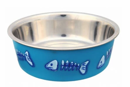 Trixie Stainless Steel Bowl - fém tál (több féle színben) macskák részére (0,25l /Ø12cm)